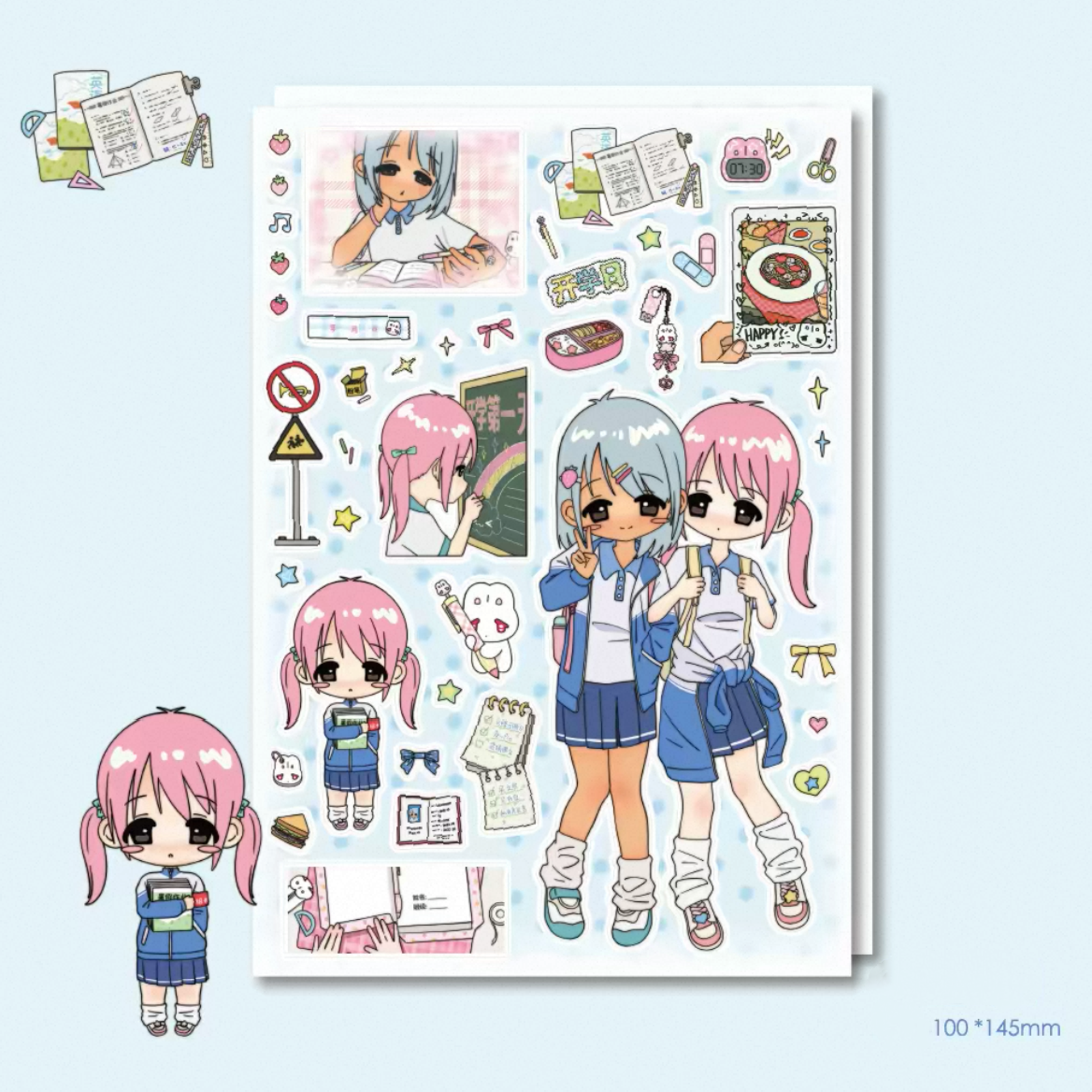 Spring Picnic Club Stickers