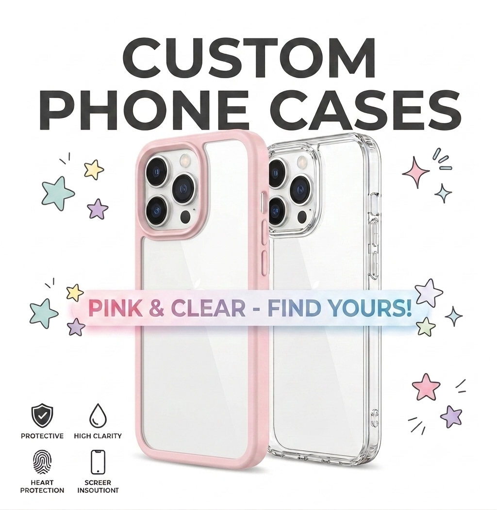 Custom Resin Phone Case - Handmade Case for iPhone & Samsung - Personalized Kawaii Anime Accessories