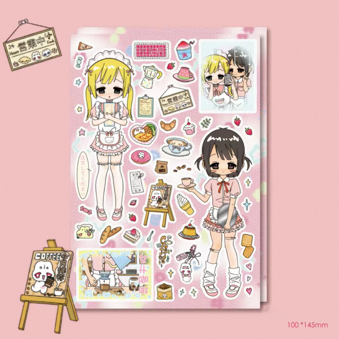 Spring Picnic Club Stickers