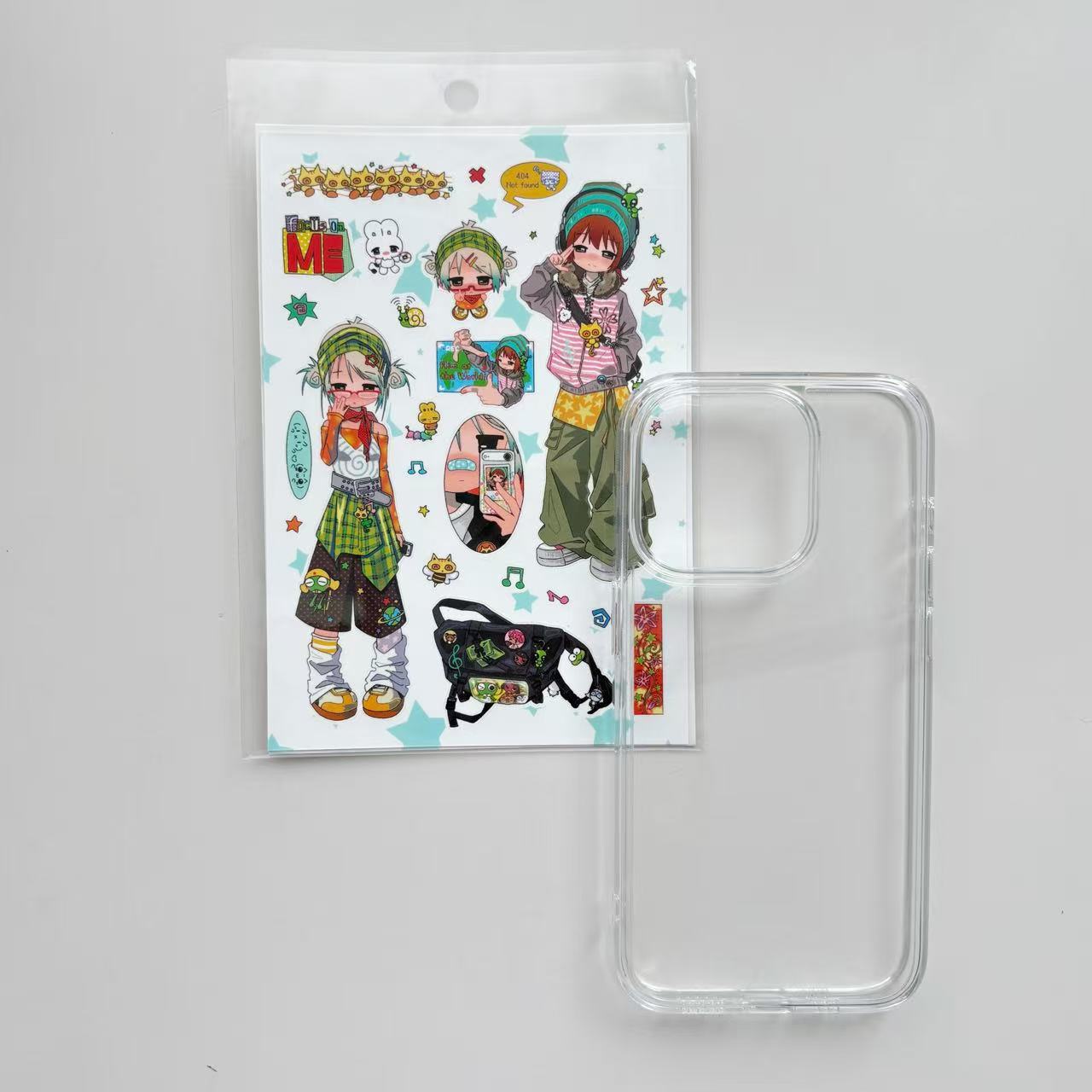 Customizable Decal Resin Phone Case - Pick Your Favorite Stickers