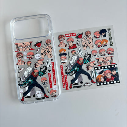 3D Embossed Waterproof Stickers, Raised Vinyl Decals For DIY Phone Case Craft set